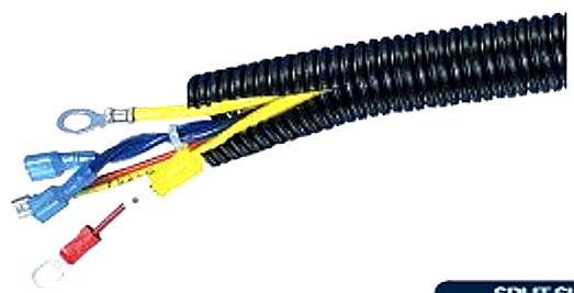 HellermannTyton Corrugated Split Sleeving
